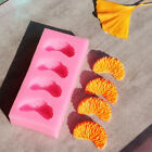 Orange Petal Silicone Molds Soap Candle Making Dessert Baking Home Decorat^^i