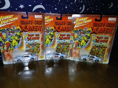 Lot of 3-Johnny Lightning Marvel Comics Rel 1 #4 Giant Size XMen – ’69 Camaro - Image 1 of 3