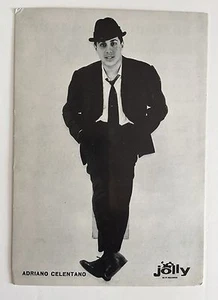 CARTOLINA PROMOZIONALE JOLLY PROMO POSTCARD ORIGINALE ADRIANO CELENTANO PRIMI 60 - Foto 1 di 2