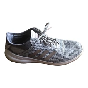 Adidas Womens Cloudfoam QT Flex DA9835 Gray Running Shoes Sneakers Size 9.5  - Picture 1 of 6