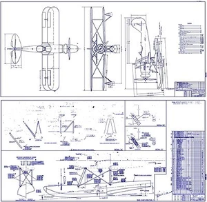Naval Aircraft Factory N3N Canary Blueprint Plans DVD RARE Biplane WW2 1940's - Picture 1 of 11