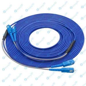 Cordon patch fibre blindé intérieur 60M duplex SM SC-SC UPC FTTH fibre cavalier - Photo 1/1