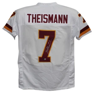 Joe Theismann Autographed/Signed Pro Style White XL Jersey Beckett 35533 - Picture 1 of 4