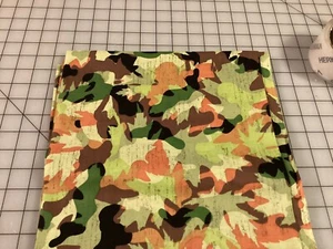 Cotton Camouflage Fabric By The Yard Hunting Trees Leaves - Picture 1 of 3