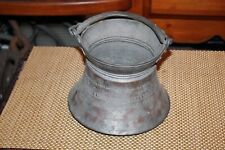 Antique Egyptian Metal Spittoon Cauldron With Handle Middle Eastern Copper