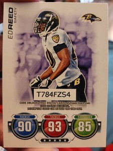 2010 Topps Football & Attax/Chrome Card Pick