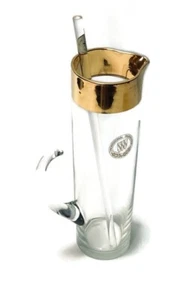 Professional SalesMaster Clear Copper Tone Glass Cocktail Pitcher Stir Stick A4 - Picture 1 of 10