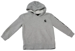 CARHARTT Boys Size 6 Gray Pullover Long Sleeve Hoodie TS8850-B - Picture 1 of 9