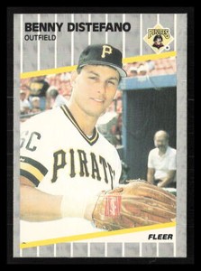Benny Distefano 1989 Fleer #205  Pittsburgh Pirates