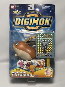 VINTAGE Digimon Digivolving Patamon BANDAI ULTRA RARE Actionfigur NEU mit Karte - Bild 1 von 10