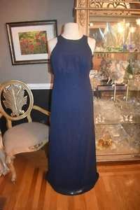 V1306 OCCASIONS INDIGO SZ 18 STYLE W714 $275 FORMAL BRIDESMAID DRESS GOWN - Picture 1 of 6