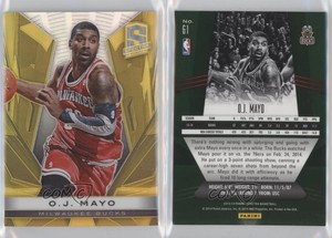 2013-14 Panini Spectra Gold /10 OJ Mayo #61