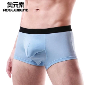 Herren Separater Beutel Sexy Konvex Beutel Unterwäsche Boxershorts Atmungsaktiv Höschen - Bild 1 von 15