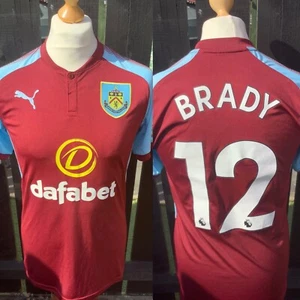 Match Issue/Worn Robbie Brady 17/18 Burnley FC Shirt - Republic of Ireland Medium - Bild 1 von 12