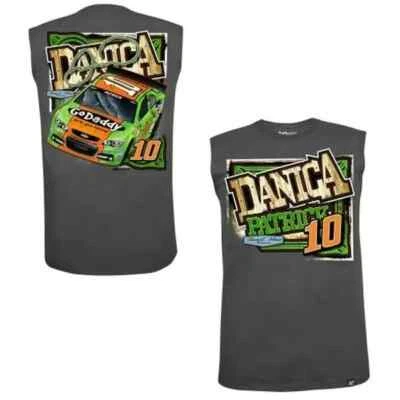 Danica Patrick # 10 Go Daddy Men's Adult Wedge Muscle T-shirt - size Medium - Image 1 of 4