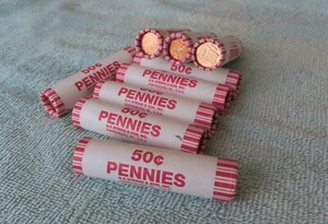 2009-P Lincoln Cent Roll *Log Cabin, Early Years* OBW Uncirculated (LP1) penny's - Picture 1 of 6