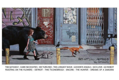 Red Hot Chili Peppers The Getaway Poster 30X20" Album Cover From USA