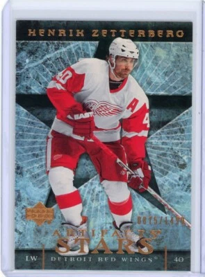 2007-08 Upper Deck Artifacts Stars #126 HENRIK ZETTERBERG 875/1499 - Image 1 of 2