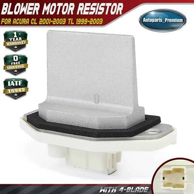 Nueva resistencia del motor del soplador del calentador para Acura TL 1999 2000 2001-2003 CL 2001-2003 Foto 1 de 4