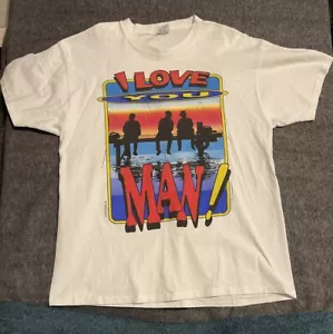 Vintage Bud Light „I Love You, Man!“ Bier Werbung T-Shirt 1996 Gr. XL - Bild 1 von 8