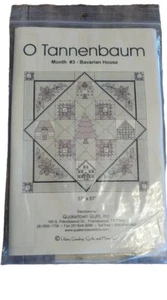 O Tannenbaum Month #3 Bavarian House Block of the Month Quakertown Quilts 57x57" - Picture 1 of 3