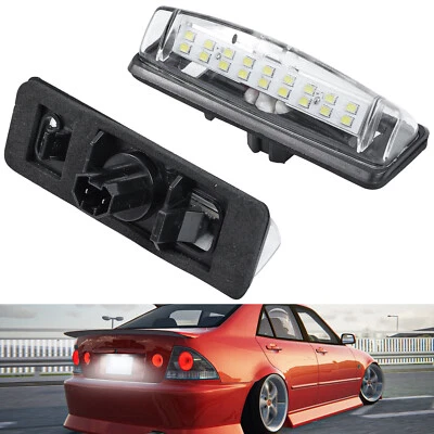 2X Luces LED de matrícula para Lexus IS200 LS430 GS300 RX330 Toyota Camry Prius Foto 1 de 4