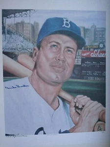 DUKE SNIDER lithograph Signed & Numbered - Picture 1 of 7