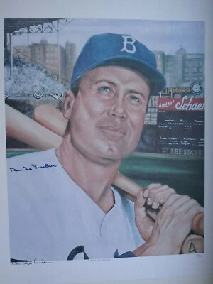 DUKE SNIDER lithograph Signed & Numbered - Image 1 of 4