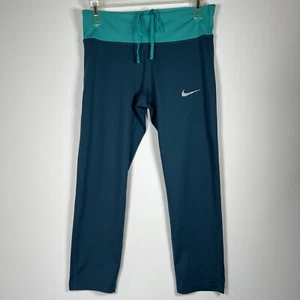 Nike Dri-Fit Women’s Medium Athletic Pants Leggings Running Joggers Blue Aqua. S - Picture 1 of 8