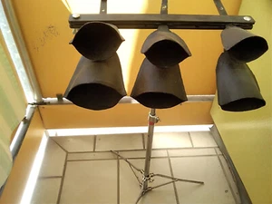 Campanario africano - campanas africanas + soporte - Imagen 1 de 3