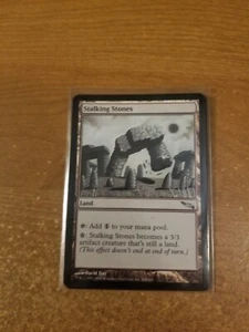 MAGIC THE GATHERING UNCOMMON MIRRODIN STALKING STONES LIGHTLY PLAYED - Picture 1 of 2