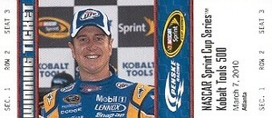 2011 Press Pass Winning Tickets #WT4 Kurt Busch