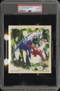 PSA 10 Latias & Latios 12 Pokemon Shikishi Art 3 2019 - Picture 1 of 3