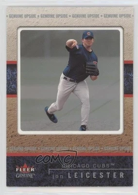 2003 Fleer Genuine Genuine Upside /1000 Jon Leicester #135 Rookie RC - Image 1 of 2