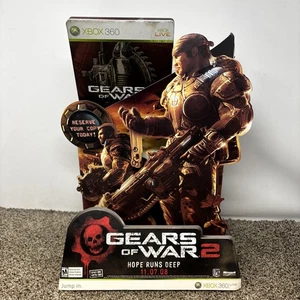 Gears of War 2 Limited Store Display Standee Promotional RARE Xbox - Foto 1 di 14
