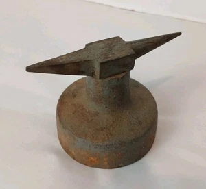 Herramienta de banco de herrero metalero relojero joyero cuerno de hierro vintage - Imagen 1 de 6