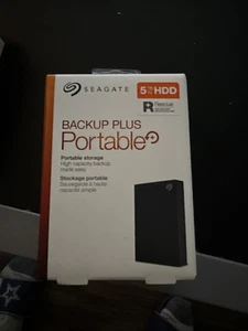 Seagate Backup Plus Portable+ 5TB Portable HDD Storage STHP5000400 BRAND NEW - Afbeelding 1 van 2