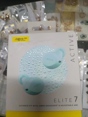  JABRA ELITE 7 ACTIVE WIRELESS EARBUDS HEADPHONES, MINT BRAND NEW SEALED. - Image 1 of 4