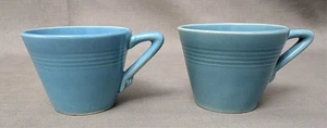 VINTAGE KONVOLUT 2 HARLEKIN FIESTA TÜRKIS DEMITASSE NUR TASSEN (S1) - Bild 1 von 12