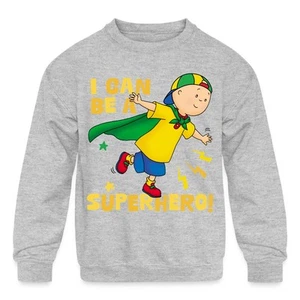 Caillou I Can Be A Superhero Kids' Crewneck Sweatshirt - Picture 1 of 13