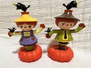 Danza ad energia solare Halloween 2 palline spaventapasseri 2016 - Foto 1 di 5