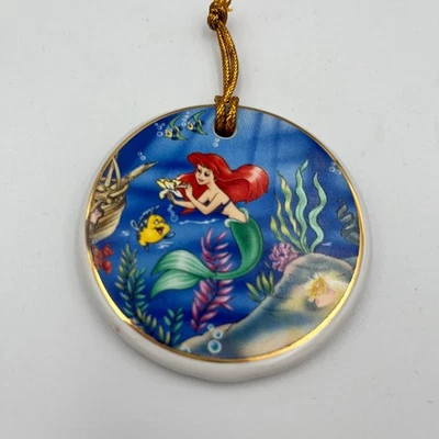 Disney La Sirenita Ariel Temporada de Canción 1997 Adorno Cerámico Foto 1 de 3