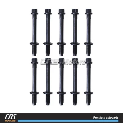 Cylinder Head Bolts 99-06 For Hyundai Sonata Kia Opitma 2.4L DOHC "G4JS" Foto 1 de 3