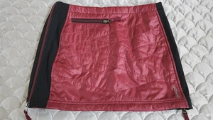 Skhoop Women's Quilted Skirt Size S, Insulated, Zip-Up Burgundy NEW - Picture 1 of 13