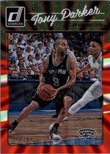 2016-17 Donruss Holo Red Laser #117 Tony Parker /99 - NM-MT