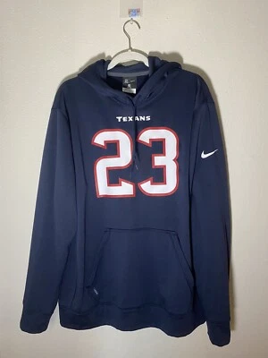 Houston Texans No.23 Arian Foster Azul Pullover Sudadera con Capucha Nike Talla Grande Foto 1 de 4