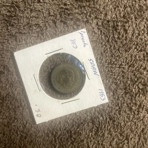 Sale! Spain 1953 una (1) Peseta Coin - Picture 1 of 2
