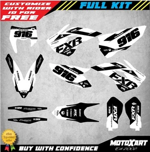 Full custom decal kit BURN style fits Husqvarna TE FE 2015 2016 enduro models - Picture 1 of 6
