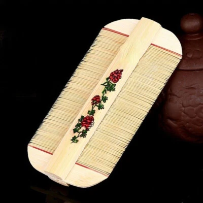 Scrapion Removal Super Dense To Dandruff Hair Comb Fine-tooth Lice Wooden Comb - Image 1 of 4