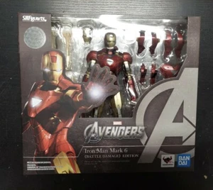 Bandai Tamashii S.H.Figuarts Avengers Iron Man Mark VI 6 Battle Damage Edition - Picture 1 of 7